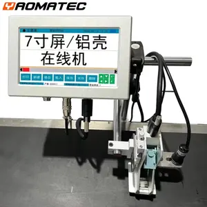 Máquina de codificación de inyección de tinta en línea automática YAOMATEC Impresora de inyección de tinta de fecha con nueva máquina de cinta transportadora de paginación