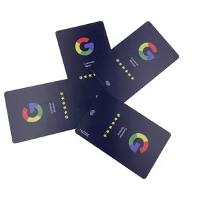 Soporte de revisión de Google con código QR Tarjeta NFC DE REVISIÓN DE Google inteligente sin contacto,
