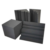 Panneau acoustique en mousse et plaque insonorisante à biseau pour hôtels, piège à basses avec fonction ignifuge, réduction du bruit 0.8