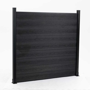 Clôture extérieure à lattes de conception moderne de haute qualité, barrières de circulation en bois composite imperméables pour parcs, surface finie - Product Image 3