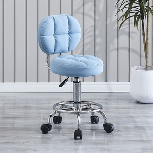 Beauty chair with sliding wheels <b>bar</b> counter chair beauty salon chair large work <b>stool</b> height-<b>adjustable</b> rotating chair - Product Image 5