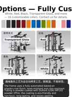 SK Commercial Machine d'entraînement complète équipement de gymnastique multifonction Smith Machine Fitness appareil musculation acier