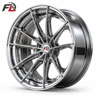 Jantes forgées monobloc chromées à 10 rayons courbés, polies, 19, 20, 21 pouces, 5x114.3, 5x120 pour Lexus, Honda, Toyota