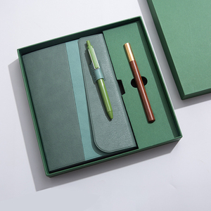 Luxury Tri-Fold Faux Leather Office Gift Set with Pen and Notebook for Customized Corporate Appreciation and Client Gifts - Product Image 6