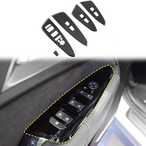 WZXD-Accesorios de decoración <span class=keywords><strong>Interior</strong></span> de fibra de carbono, cubierta de plástico, Panel de Control de ventana, embellecedor para <span class=keywords><strong>Kia</strong></span> <span class=keywords><strong>Sportage</strong></span> <span class=keywords><strong>2022</strong></span> 2023 - Product Image 5