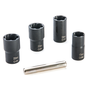 custom 5PCS Twist Socket <strong>Tool</strong> <strong>Remove</strong> Rusty Stubborn Sockets Damaged Impact Bolt <strong>Screw</strong> and Nut <strong>Remover</strong> Extractor Set - Product Image 3