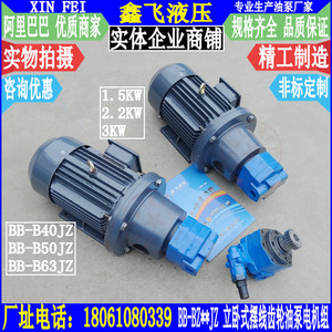 Ensemble moteur de pompe à huile à engrenages cycloïdaux verticaux et horizontaux BB-B40JZ B50JZ B63JZ 2,2 KW YE2100L1-4 pour l'hydraulique - Product Image 3