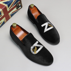 Slip on Anti Skid Waterproof <b>Light</b> Casual Solid Autumn Men Low Top Slipper Flat <b>Driving</b> Shoes - Product Image 3