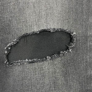 Baixo MOQ 30 + Customizável OEM ODM Flare Calças Homens Jeans Calças Casual Desgaste Diário Jeans Rasgado Na Moda - Product Image 5