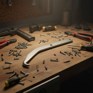 452 Una herramienta con gancho de metal para tornillos y sujetadores de 10 pulgadas de longitud - Product Image 3