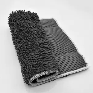 44*24cm sợi nhỏ phẳng lau vải lưới với khoen thân thiện với môi hộ gia đình làm sạch pad thay thế giấy Polyester Làm Sạch Sàn