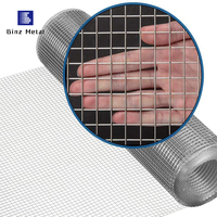Panneaux de clôture en treillis métallique soudé en acier inoxydable galvanisé Binz 4x4 pour volière