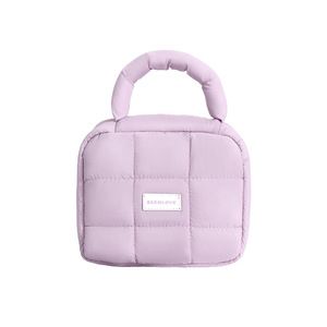 Lipstick Bag Makeup Organizer Padded Rectangle Travel Toiletries <b>Storage</b> Bag Pink Purple Green - Product Image 5