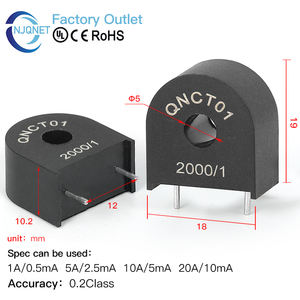 Transformador de Corriente Micro, Transductor de Montaje en PCB QNCT01 5A 5mA 5A 2.5mA 1 2000, Sensor de Transformador de Corriente Pequeño CT, Precio de Fábrica - Product Image 3