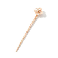 Nouvelle Pince à Cheveux Rose en Acétate Tendance, Sensation Haut de Gamme pour Chignons Arrière, Polyvalente pour Usage Quotidien et Souvenir de Voyage