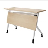 Bureau mobile moderne Table de formation pliante multifonctionnelle avec fonction extensible Table de conférence pliante à épissage