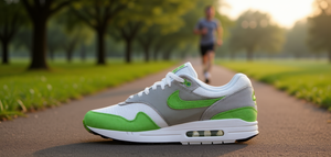 Zapatillas de <span class=keywords><strong>Running</strong></span> para <span class=keywords><strong>Hombre</strong></span> Patta <span class=keywords><strong>Nike</strong></span> Air Max 1, Color Verde Clorofila, Parte Superior de Malla Transpirable, Suela de Goma, Entresuela de EVA - Product Image 2