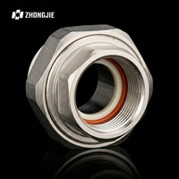 Raccord femelle PPR 20mm-50mm PN25 avec insert en laiton, tête hexagonale, surface lisse, pour alimentation en eau