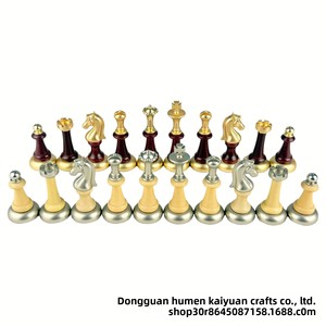 Pezzi degli <span class=keywords><strong>Scacchi</strong></span> in Metallo di Alta Qualità, Accessori per Giochi da Tavolo per Bambini, Pezzi degli <span class=keywords><strong>Scacchi</strong></span> di Lusso da <span class=keywords><strong>3</strong></span> Pollici Rossi Certificati CE, Vendita Calda - Product Image 2