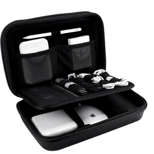 VUINO Étui de voyage antichoc rigide en EVA pour MacBook <span class=keywords><strong>Adaptateur</strong></span> secteur Banque d'alimentation <span class=keywords><strong>Apple</strong></span> <span class=keywords><strong>Pencil</strong></span> Magic Mouse-5 Sac d'accessoires portables - Product Image 1