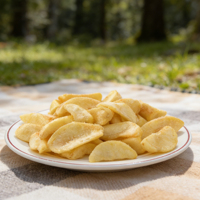Venta al por mayor de papas fritas al vacío 100% naturales, saladas, OEM disponible, VF Saludables, Chips de Frutas y Verduras