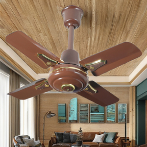 Ventilador de Techo de 24 Pulgadas, de Plástico Marrón, con Control Mecánico, Motor AC, 5 Velocidades, Diseño Plegable, para Uso Doméstico y en Hoteles - Product Image 3