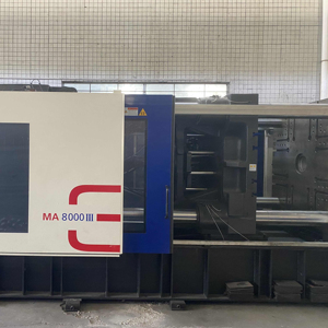 Machine de moulage par injection hydraulique horizontale HAITIAN MA8000, best-seller, poids d'injection 3359g, vitesse d'injection 671g/s, plage d'injection 0-2000 - Product Image 1
