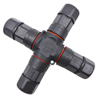 AOHUA Ventes d'usine Connecteur d'assemblage de câbles d'éclairage de jardin M23 2 broches 3 broches 4 broches Connecteur étanche LED de type X IP68