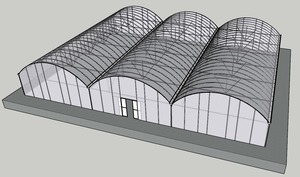 โรงเรือนเกษตรขนาดใหญ่ที่ขายดีที่สุดในแอฟริกาหนึ่งชั้นฟิล์ม PE ชั้นเดียวหรือสองชั้นสำหรับพืชผัก - Product Image 5