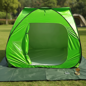 <span class=keywords><strong>Tente</strong></span> de Camping extérieure verte personnalisée, <span class=keywords><strong>tipi</strong></span>, haute qualité, écologique et étanche, vente en gros - Product Image 2