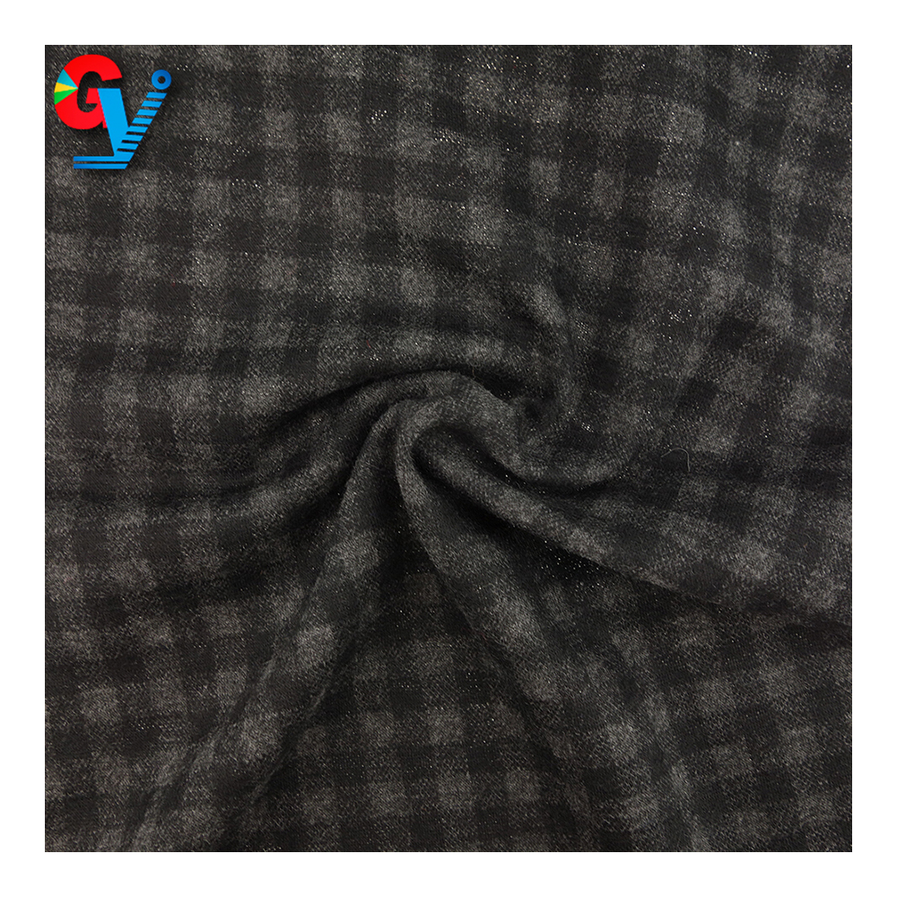 Хлопчатобумажная клетчатая ткань тартановая ткань шерстяная двухслойная трикотажная ткань