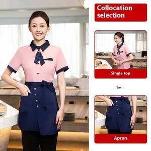 Camisas de <span class=keywords><strong>Camarera</strong></span> de Manga Corta Elegantes y Cómodas para <span class=keywords><strong>Mujer</strong></span> en Hoteles, Cafeterías y Supermercados - Product Image 6