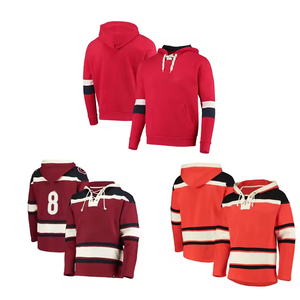 Custom Embroidered Printed Ice Hockey Jersey Sports Wear <b>Hoodie</b> Sublimation Ice Hockey Jersey For Adults Oem Team Name - Product Image 1