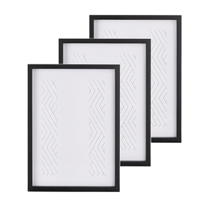 <span class=keywords><strong>Cadre</strong></span> <span class=keywords><strong>photo</strong></span> rectangulaire en bois MG Design A3 imprimé UV 2 couleurs 80x120cm <span class=keywords><strong>Plexiglas</strong></span> transparent naturel à suspendre verticalement ou horizontalement - Product Image 4