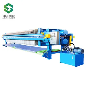 Solid Liquid Separation Recessed Chamber Filter Press with Clay for Wastewater Treatment