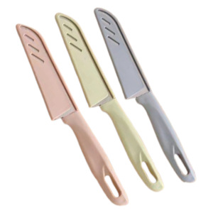 Portable Stainless Steel Fruit Knife Set 4 Pieces With Sheath For Kitchen Use - Product Image 5