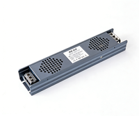 Driver LED à Thyristor avec Gradation DALI 300W 110-250V 12V/24V 25A/12.5A AC/DC Tension Constante pour Module de Bande Lumineuse Simple ou Projecteur, Garantie 3 Ans