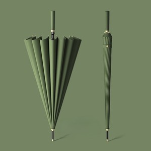 ร่มตรงคุณภาพสูง โครงเหล็กไนลอน พร้อมฟังก์ชั่นอัตโนมัติ พิมพ์โลโก้ตามสั่ง ใช้ได้ทั้งกันแดดและกันฝน เหมาะสำหรับเป็นของขวัญทางธุรกิจ - Product Image 1