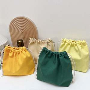 Nouveauté, sac cosmétique en toile de coton imprimé à l'écran, de haute qualité, recyclable, avec logo personnalisé, couleur personnalisée - Product Image 2