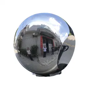 屋外大型ハイポリッシュミラー仕上げステンレス鋼金属球ボール