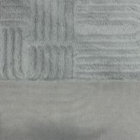 Tissu en fausse fourrure de lapin en polyester tricoté 100 % doux, à motif carré gaufré, pour jouets, vêtements, voitures et literie pour filles