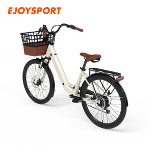 Vélo électrique de ville à assistance au pédalage, cadre en aluminium 24x15 pouces, moteur arrière sans balais 250W, best-seller en Europe, Lowrider - Product Image 5