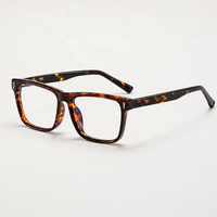 Monture de lunettes optiques ultralégères TR - Monture de lunettes solides et tendance en acétate pour l'extérieur - Monture optique à la mode