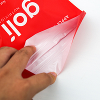 Doypack compostable en papier d'aluminium au fini mat, pochette à fermeture éclair debout, sac d'emballage en plastique pour collation et goli