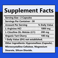 Prix d'usine – Capsules de L-Arginine à la cerise aigre pour soutenir l'endurance, l'énergie et les muscles – Suppléments sportifs de L-Arginine