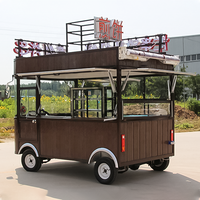 Camion à gaufres mobile, chariot de vente ambulante électrique, remorque barbecue, camion à tacos, kiosque à pizza, caravane alimentaire, chariot alimentaire en bois