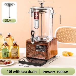 Bouilloire à eau commerciale isotherme en acier inoxydable 304, grande capacité 10L 20L 30L, texture <span class=keywords><strong>bois</strong></span>, portable - Product Image 4