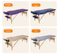 Table de massage, lit de beauté SPA portable réglable en hauteur avec repose-tête et accoudoirs pour salon et tatouage
