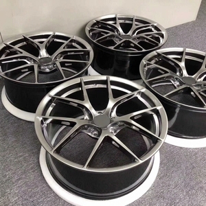 Jantes forgées de style FI-R de 17, 18 et 19 pouces, 5x112, 5x1143, 5x120, noir mat, maille, pour VW Wheel CC Passat Golf R <span class=keywords><strong>Arteon</strong></span> Jetta GLI - Product Image 1