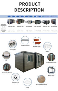 Conception de café tendance en conteneur maritime utilisant des conteneurs de 40 pieds avec une salle de sport mobile à <span class=keywords><strong>proximité</strong></span> - Product Image 3